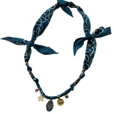 Collier Astro bleu jean - Badhnati