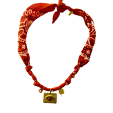 Collier Indi orange - Badhnati