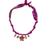 Collier Indi cyclamen - Badhnati