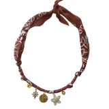 Collier Indi marron - Badhnati