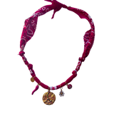 Collier Indi fuschia - Badhnati