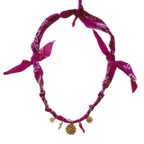 Collier Indi cyclamen - Badhnati