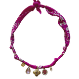 Collier Indi cyclamen - Badhnati