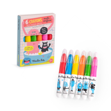 6 crayons multisurfaces - Les Schmouks