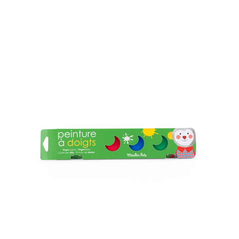 6 pots de peinture à doigts - Les Popipop