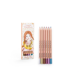 6 crayons métallisés - Les Rosalies