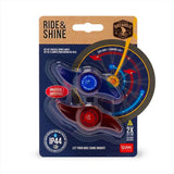 SET DE 2 LAMPES RAYONS DE VÉLO - RIDE & SHINE - SPACE