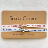 Bracelet Soline Camart Je t'Aime - Duo Aimant