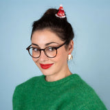 Pince à cheveux bonnet de Noël - Coucou Suzette