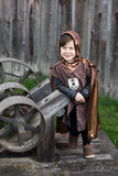 Brilliant Copper Knight Tunic with Cape - Chevalier