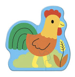 5 puzzles évolutifs - Ferme