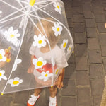 Parapluie Fleurs blanches adulte - MC