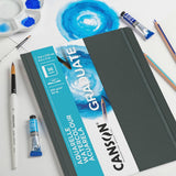 Carnet aquarelle Canson A5 - 56p - 250g