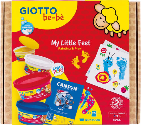 Set gouache au doigt My Little Feet - Giotto bébé