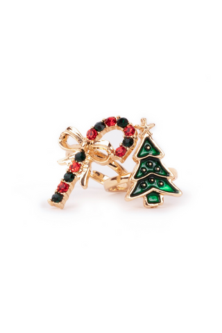 Aglow holiday rings - Ensemble bagues de Noël
