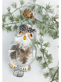 Boule de Noël en verre - Hibou