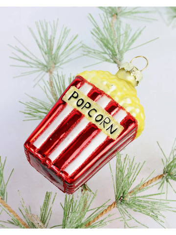 Boule de Noël en verre - Popcorn