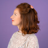 Mini pince à cheveux Crevette rose