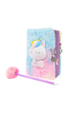 Carnet secret à fourrure et squishy - Licorne (2 modèles)