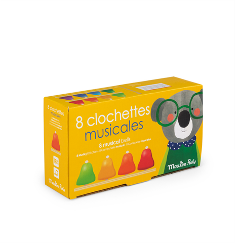 8 clochettes musicales - Les Popipop