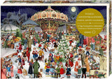 Puzzle calendrier de l’avent Le marché de noël d'antan - 1000 pièces