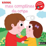 Mes comptines du corps - Livre Sonore Kididoc - Dès 1 an