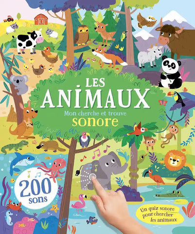 Cherche et trouve sonore les animaux - 200 sons