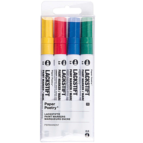 Set de marqueurs peinture Paper Poetry multicolore 2.0mm