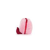 Amuseables Colette Heart Macaron - Peluche Macaron Coeur Rose