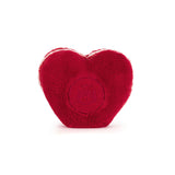 Amuseables Arlette Heart Macaron - Peluche Macaron Coeur Rouge