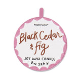 Bougie Tigre- Black  Cedar & Fig