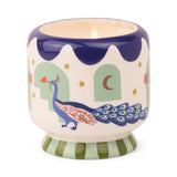 Bougie Peacock Ceramic -  Misted Lime