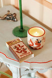 Bougie Mermaid & Moon Ceramic - Ginger & Teak