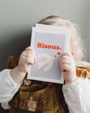 Carte Envolée d'amour bisous