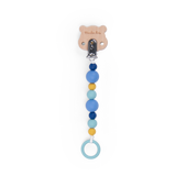 Attache tétine bois et silicone Hamster - Puce & Pilou
