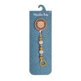 Attache tétine bois et silicone Lion - Sous mon baobab