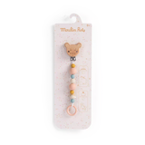 Attache tétine bois et silicone Souris - La petite école de danse