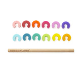 Marqueurs de boissons arc-en-ciel - A qui est ce verre ?