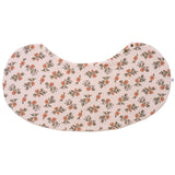 Bavoir 2 en 1 (poncho/épaule) fleurs/biscuit