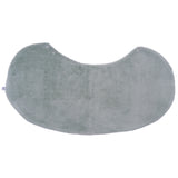 Bavoir 2 en 1 (poncho/épaule) rayé vert de gris