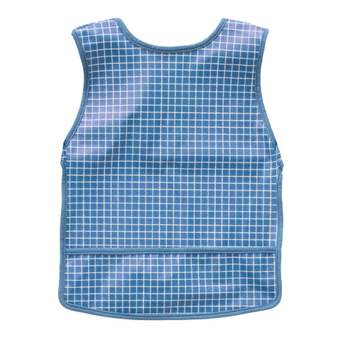 Bavoir intégral Imperméable - Carreaux bleus