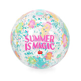 Ballon de plage gonflable - Glitter beach ball - Plusieurs modèles