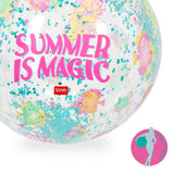 Ballon de plage gonflable - Glitter beach ball - Plusieurs modèles