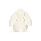 Cream Bunny with Rose - Peluche Lapin Crème avec Rose