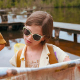 Lunettes de soleil BUZZ - Rayures sauge (2 tailles)