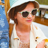 Lunettes de soleil BUZZ - Rayures sauge (2 tailles)