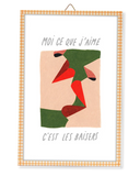 Illustration encadrée prête à accrocher - Baisers