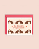 Carte La famille s'agrandit