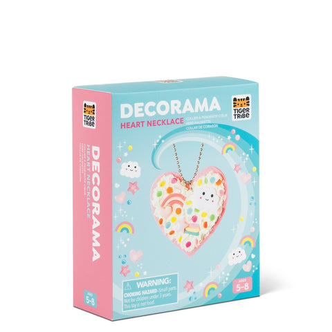 Collier coeur DIY - Decorama heart necklace