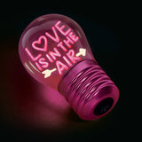 Lampe de table en forme d'ampoule - Love is in the air